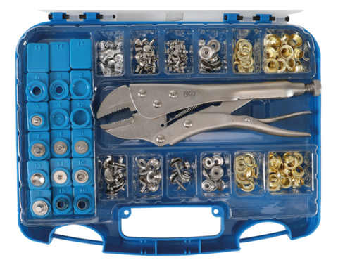275-piece Eyelets and Snap Fastener Assortment